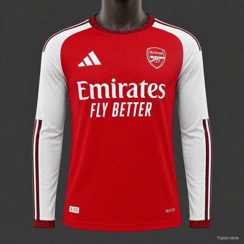 Arsenal 2026/27 LOCAL MANGA LARGA VERSION JUGADOR